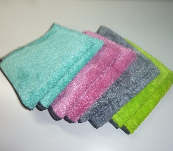 Flauschtücher (bunt gemischt), 8tlg.